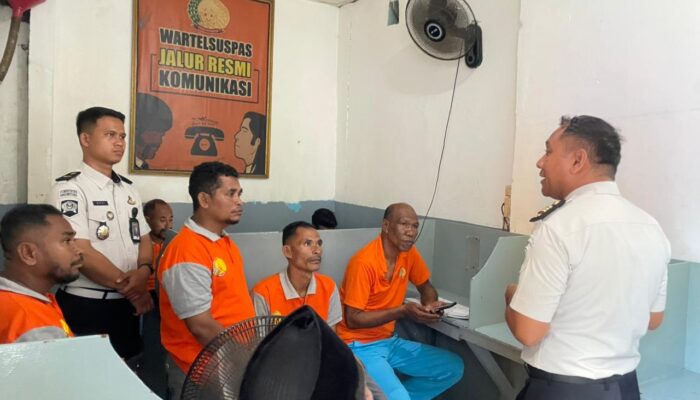 Plt Karutan Ambon Perketat Pengawasan Wartelsus, Jaga Stabilitas Keamanan Rutan