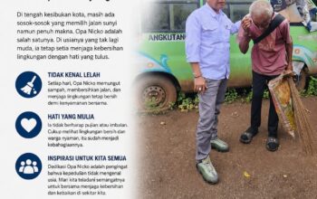 Tak Kenal Lelah Bersikan Lingkungan, Opa Nicko Kini Diusulkan Raih Penghargaan