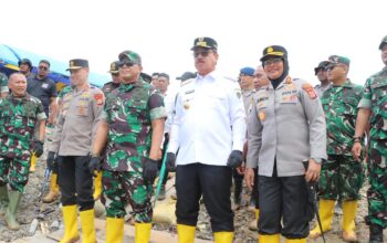 Kawal Kunjungan Pejabat Tinggi, Kapolres Buru Pastikan Gunung Botak Aman dan Kondusif