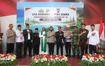 Jelang HUT Bhayangkara ke-80, Polres Buru Gelar Doa Bersama Lintas Agama
