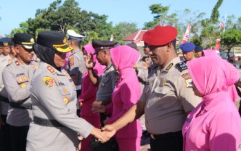 61 Personel Polres Buru dan Satbrimobda Maluku Naik Pangkat, Kapolres: Ini Amanah dan Tanggung Jawab Lebih Besar