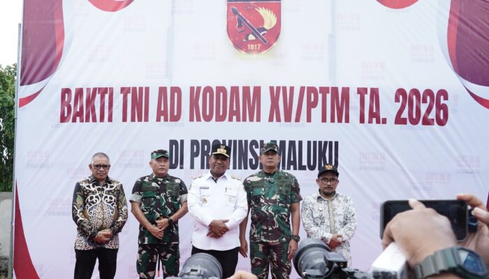 Karya Bakti TNI AD Kodam XV/Pattimura 2026 Dipusatkan di Desa Parbulu, Wujud Nyata Kepedulian TNI untuk Kesejahteraan Masyarakat