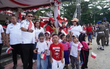 3.000  Lebih Anak PAUD Meriahkan Kirab Merah Putih, Bodewin: Mereka Generasi Masa Depan Ambon