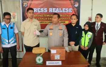 1 Kg Ganja dari Medan Digagalkan di Cargo Bandara Pattimura, Alamat Penerima di Maluku Utara Fiktif